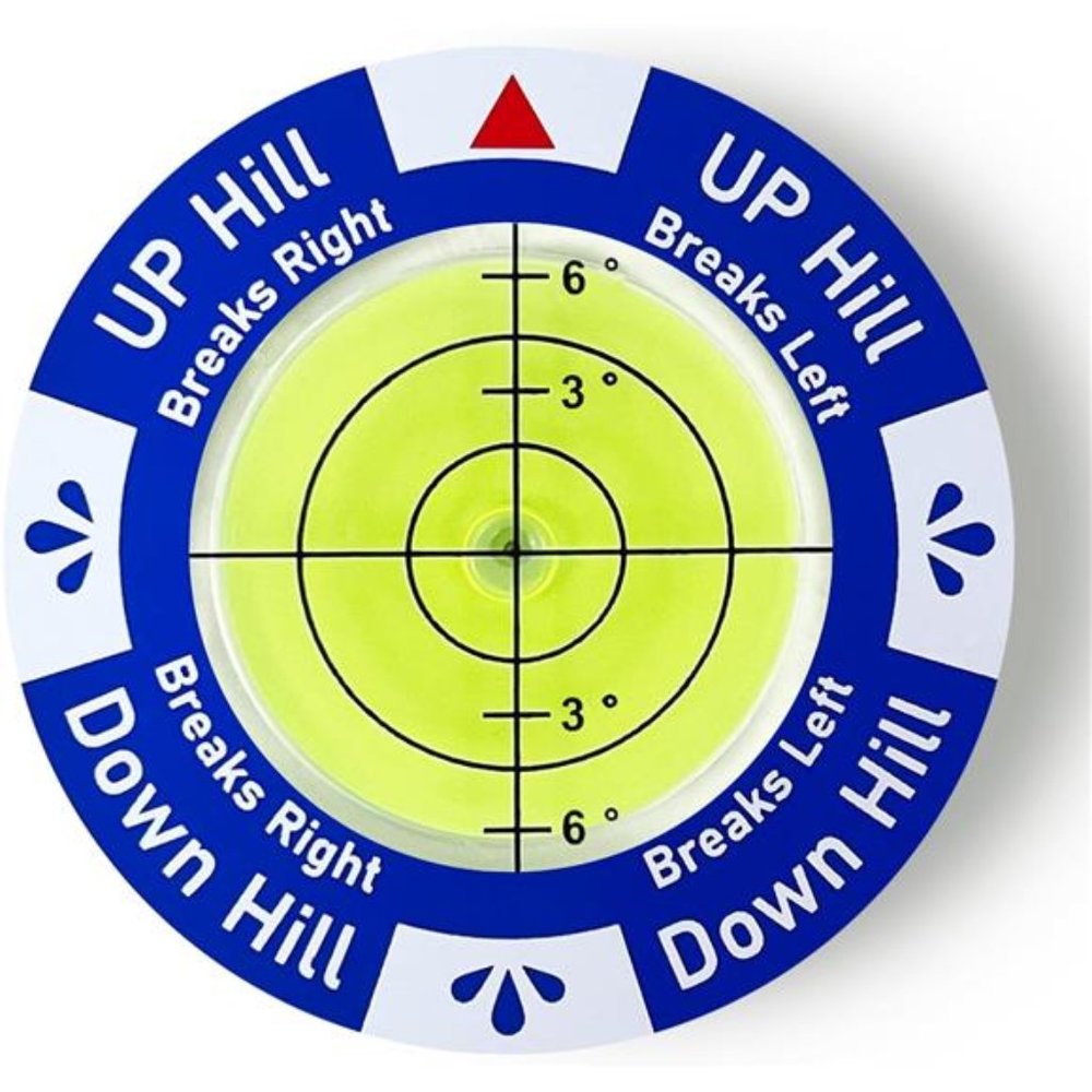 Golf Ball Marker - Golf Green Reader with Level Golf Accessories